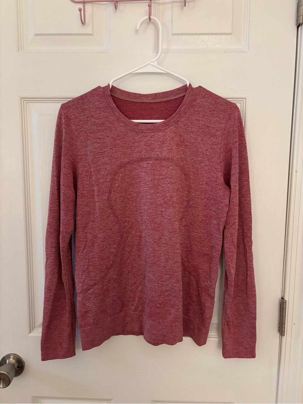 lululemon athletica Women's Long-Sleeve Crew - Red Heather